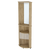 18" Natural Wood Corner Bar Cabinet