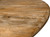 60" Natural Rounded Solid Wood Pedestal Base Dining Table