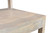 Set of Two White Wood Ladder Back Dining Side Chairs