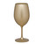 Set of Four Gold Acrylic Stemmed All Purpose Wine Glass