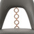 Set of Two Gray Upholstered Faux Leather Dining Side Chairs