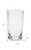 Set of Four Clear Acrylic Stemless Highball Glass