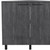 35" X 39" Dark Gray And Silver Stainless Steel and Wood Utility Cabinet With Sink