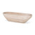 26" Natural Solid Wood Oval Centerpiece Bowl