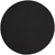 6' X 6' Black Round Indoor Outdoor Area Rug