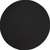 6' X 6' Black Round Indoor Outdoor Area Rug