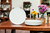 White Six Piece Porcelain Service For Six Salad Plate Set