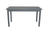 60" Gray Solid Wood Dining Table