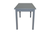 60" Gray Solid Wood Dining Table