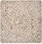 15" Set of Four Ivory And Natural Jute Square Placemats