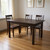 48" Dark Brown Solid Wood Dining Table