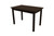 48" Dark Brown Solid Wood Dining Table