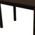 48" Dark Brown Solid Wood Dining Table