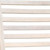 Set of Two White Wood Ladder Back Dining Side Chairs