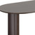 66" Brown Solid Wood Double Pedestal Base Oval Dining Table - 880016834260