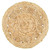 15" Set of Two Natural Braided Jute Round Placemats
