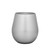 Set of Four Silver Acrylic Stemless All Purpose Wine Glass