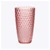 Set of Four Pink Geometric Acrylic Stemless Highball Glass