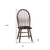 Espresso Wood Windsor Back Dining Side Chair