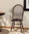 Espresso Wood Windsor Back Dining Side Chair