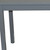 48" Gray Solid Wood Dining Table