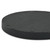 15" Black Faux Wicker Round Serving Tray