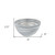 6" Gray And White Alabaster Glass Round Candy or Nut Bowl