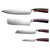 Black And Brown Wood Seven Piece Cutlery Set