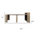98" Light Brown Wood Self-Storing Extendable Dining Table With Storage