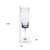 Set of Four Rainbow Geometric Acrylic Stemmed Flutes
