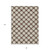 8' X 10' Brown And Beige Polka Dot Washable Indoor Outdoor Area Rug