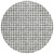 8' Gray Charcoal And Silver Round Geometric Washable Indoor Outdoor Area Rug - 608219221744