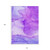 10' X 14' Purple Abstract Washable Non Skid Indoor Outdoor Area Rug