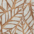 10' X 14' Orange Beige And Copper Floral Washable Indoor Outdoor Area Rug
