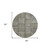 8' Taupe Brown And Beige Round Patchwork Washable Indoor Outdoor Area Rug