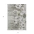 8' X 10' Taupe Ivory And Tan Floral Washable Indoor Outdoor Area Rug