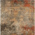 9' X 12' Khaki Brown And Copper Abstract Washable Indoor Outdoor Area Rug