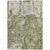 8' X 10' Olive Green And Ivory Abstract Washable Indoor Outdoor Area Rug - 880016808278