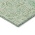 8' X 10' Sage And Artichoke Green Floral Washable Indoor Outdoor Area Rug