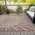 9' X 12' Orange Copper And Terra Cotta Abstract Washable Indoor Outdoor Area Rug Transitional Style - Orange, Copper, Terra Cotta Color