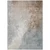 9' X 12' Rust And Gray Abstract Washable Indoor Outdoor Area Rug
