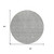 8' Gray And Ivory Round Geometric Washable Indoor Outdoor Area Rug Transitional Style - Gray, Ivory Color