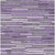9' X 12' Purple And Gray Striped Washable Indoor Outdoor Area Rug