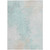 8' X 10' Pale Aqua Beige And Ivory Abstract Washable Indoor Outdoor Area Rug