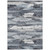 9' X 12' Gray And Silver Abstract Washable Indoor Outdoor Area Rug Transitional Style - Gray, Silver Color