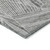 9' X 12' Gray And Ivory Geometric Washable Indoor Outdoor Area Rug Transitional Style - Gray, Ivory Color