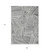 9' X 12' Gray And Ivory Geometric Washable Indoor Outdoor Area Rug Transitional Style - Gray, Ivory Color
