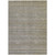 9' X 12' Khaki And Beige Striped Washable Indoor Outdoor Area Rug