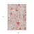 9' X 12' Salmon And Coral Floral Washable Indoor Outdoor Area Rug