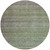 8' Olive Green And Purple Round Striped Washable Indoor Outdoor Area Rug